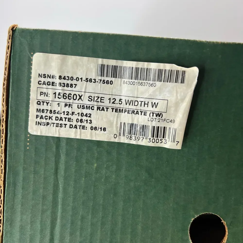 Danner Marine Expeditionary Boot Mojave Hot 1566XO USMC Men 12.5W Tried On